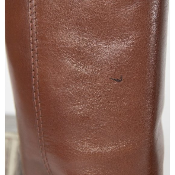 Tory Burch Rustic Brown Derby Riding Boots 5.5 - Picture 3 of 7